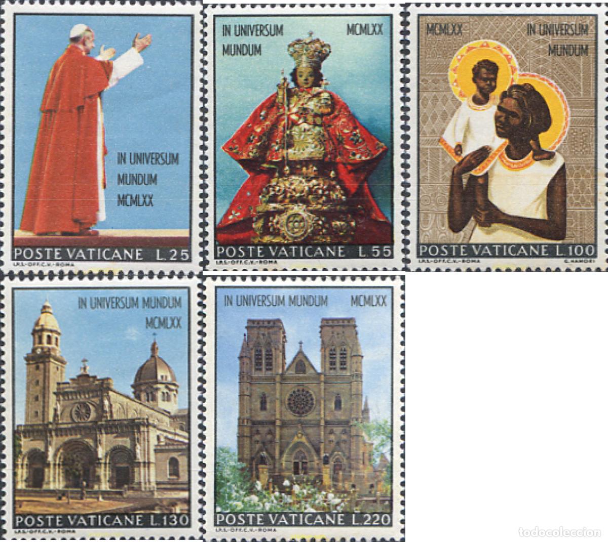 Sellos: 116395 MNH VATICANO 1970 VISITA DE SS EL PAPA PABLO VI A FILIPINAS Y AUTRALIA