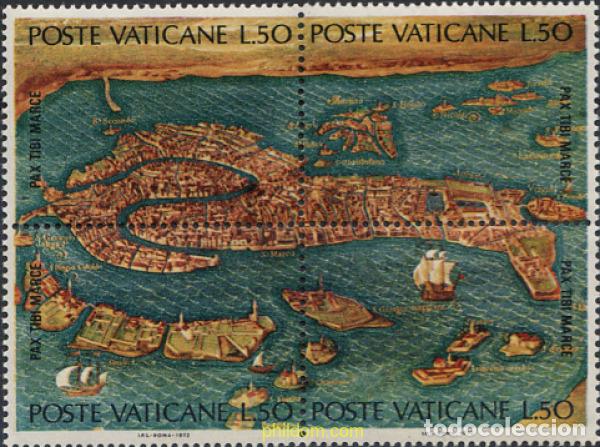 Sellos: 271311 MNH VATICANO 1972 UNESCO. SALVEMOS VENECIA