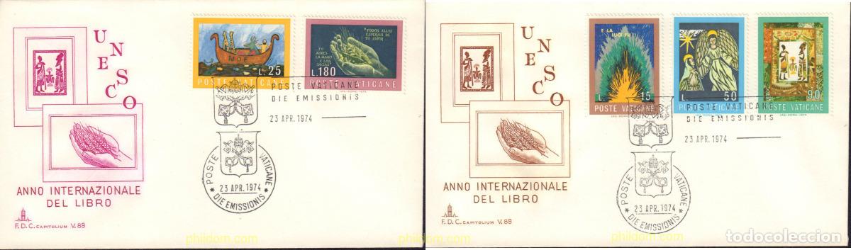 Sellos: 437328 MNH VATICANO 1974 CONCURSO ARTISTICO SOBRE LA BIBLIA