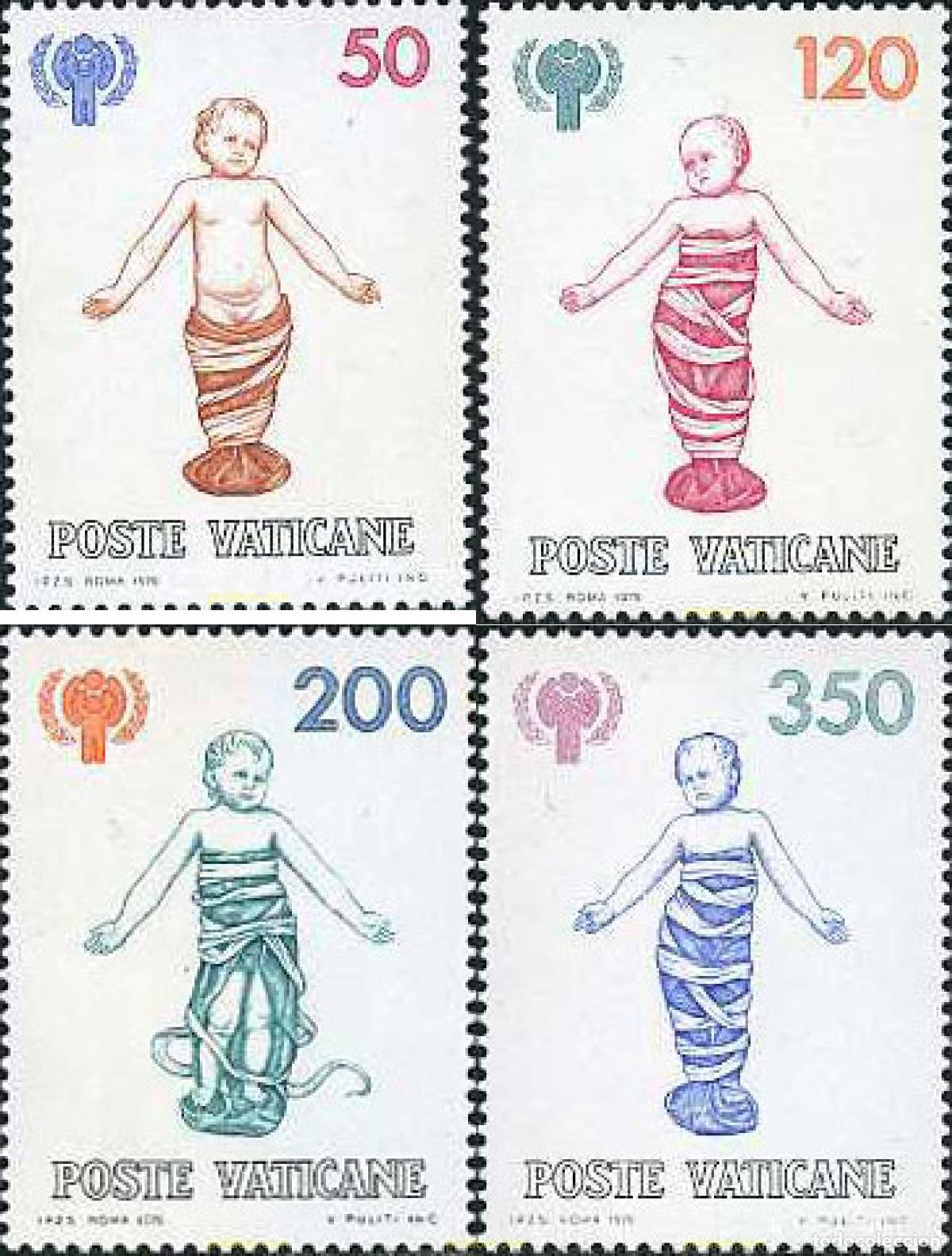 Timbres: 116879 MNH VATICANO 1979 A&Ntilde;O INTERNACIONAL DE LA INFANCIA