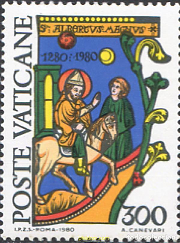 Timbres: 685940 MNH VATICANO 1980 7 CENTENARIO DE LA MUERTE DE SAN ALBERTO EL GRANDE