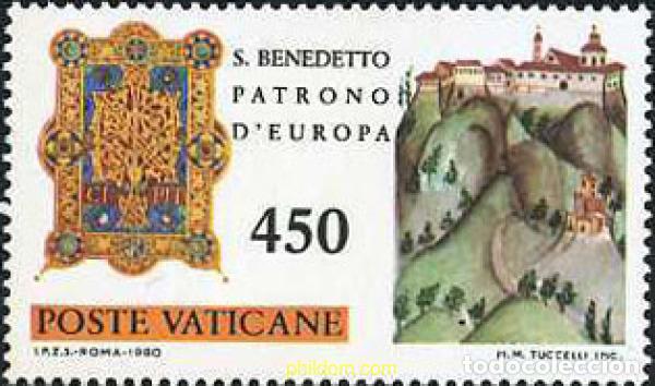 Timbres: 685938 MNH VATICANO 1980 15 CENTENARIO DEL NACIMIENTO DE SAN BENITO DE NURSIE
