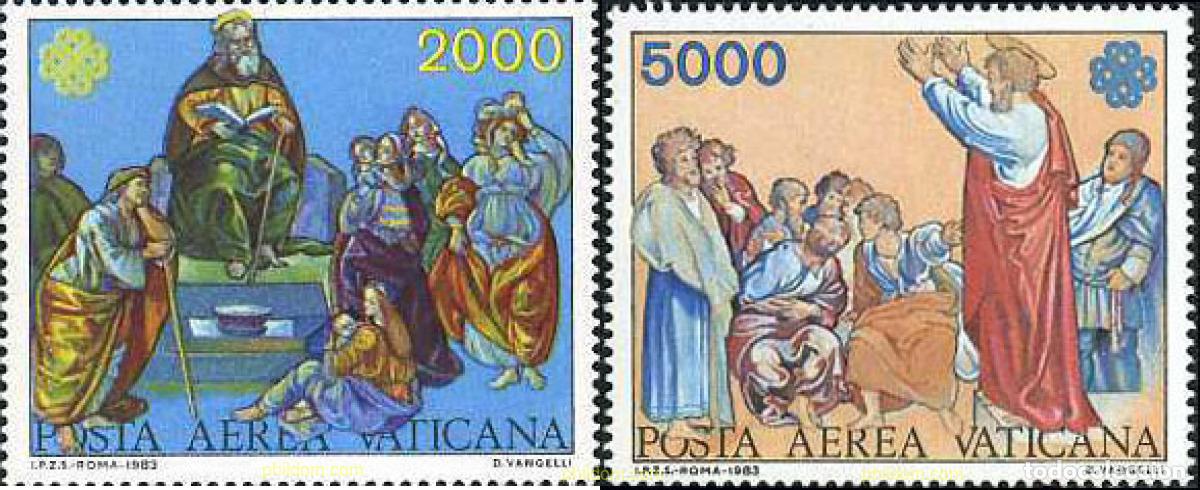 Timbres: 116927 MNH VATICANO 1983 A&Ntilde;O MUNDIAL DE LAS COMUNICACIONES