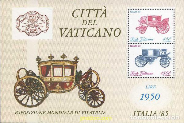 Briefmarken: 116945 MNH VATICANO 1984 EXPOSICION FILATELICA INTERNACIONAL. &rdquo;ITALIA 85&rdquo;, EN ROMA