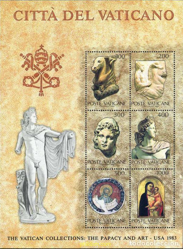 Briefmarken: 116925 MNH VATICANO 1983 COLECCION DE ARTE DEL VATICANO DE LOS ESTADOS UNIDOS, NEW YORK