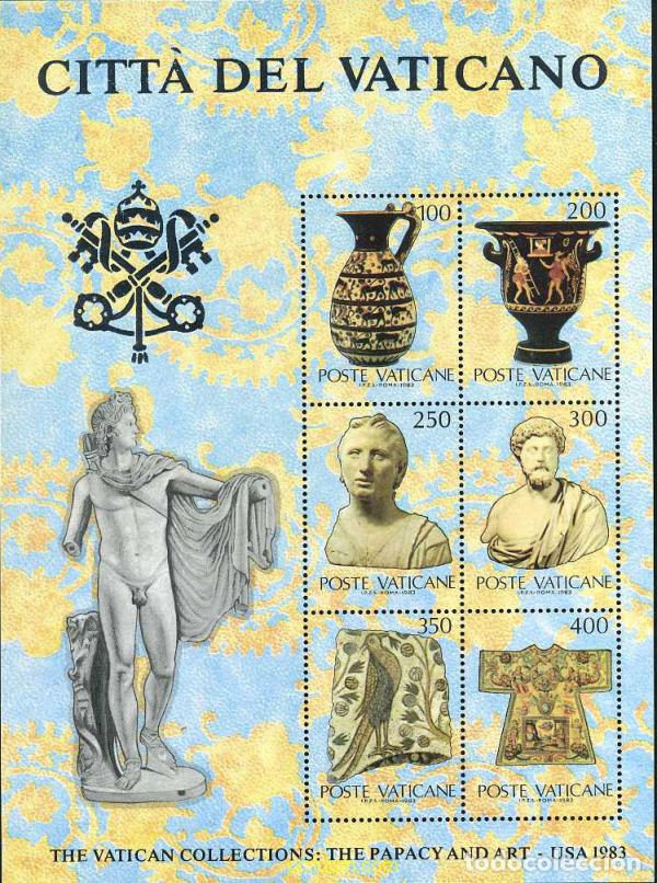 Sellos: 116923 MNH VATICANO 1983 COLECCION DE ARTE DEL VATICANO DE LOS ESTADOS UNIDOS, NEW YORK