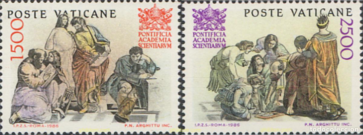 Sellos: 116956 MNH VATICANO 1986 50 ANIVERSARIO DE LA FUNDACION DE LA ACADEMIA PONTIFICAL DE CIENCIAS