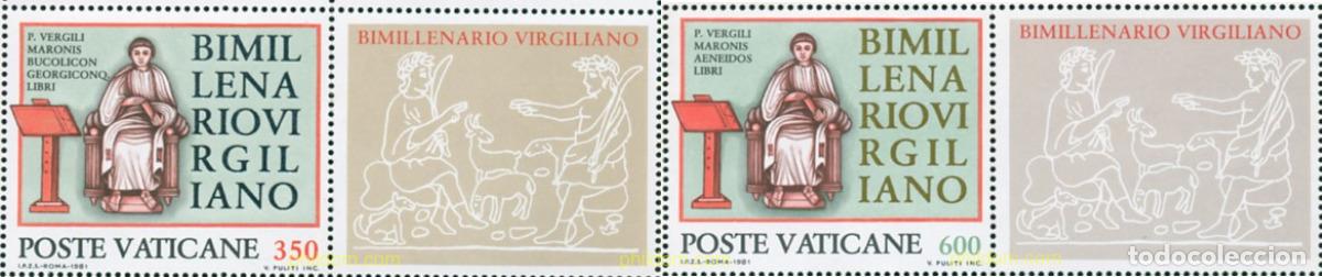 Sellos: 685941 MNH VATICANO 1981 BIMILENARIO DE VIRGILIO MARO