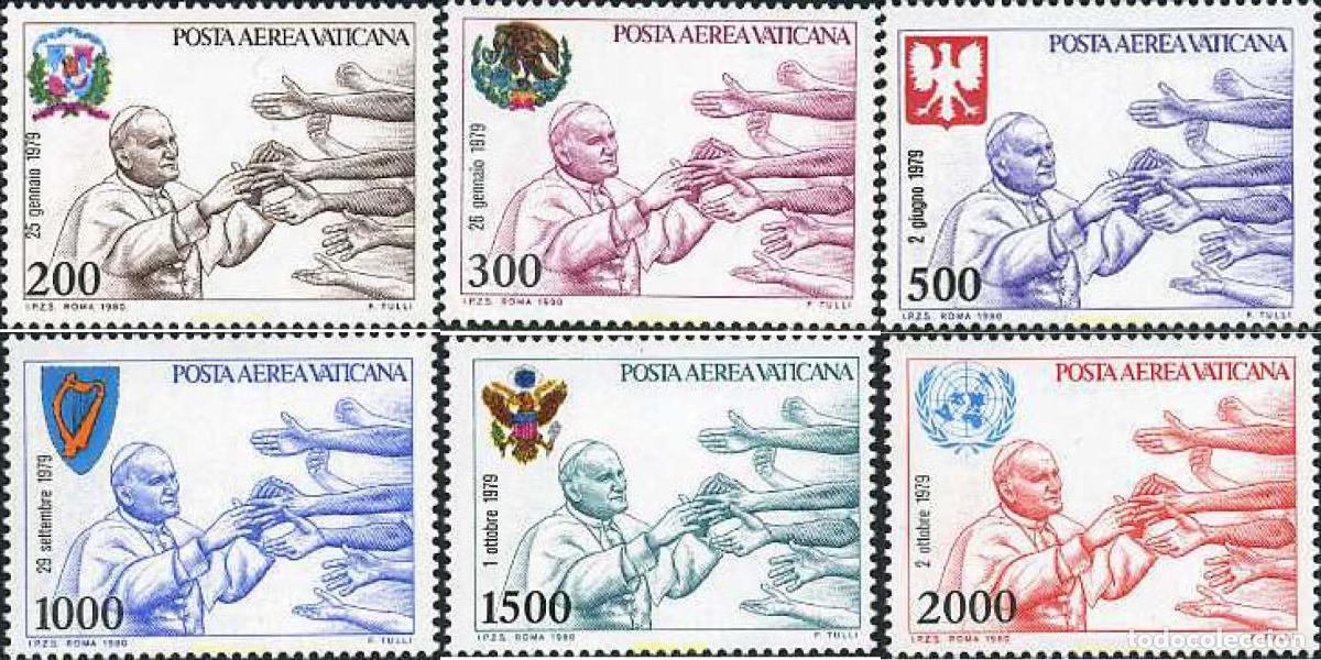 Sellos: 637541 MNH VATICANO 1980 PAPA JUAN PABLO II