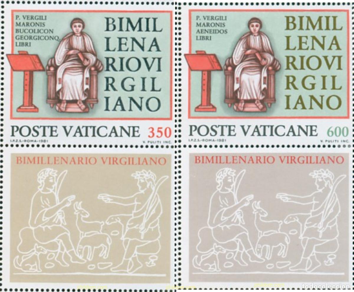 Sellos: 685944 MNH VATICANO 1981 BIMILENARIO DE VIRGILIO MARO