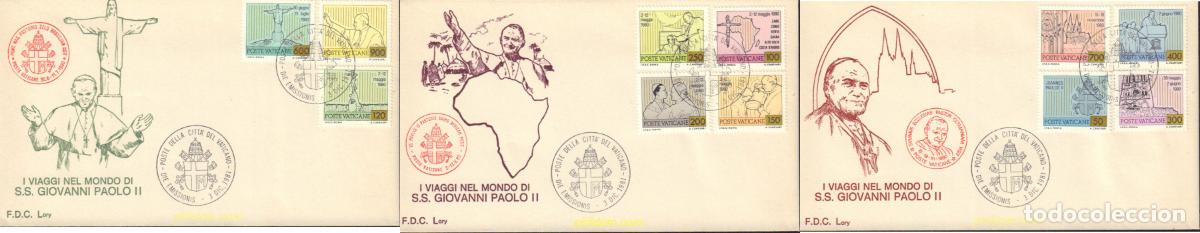 Sellos: 437454 MNH VATICANO 1981 VIAJES DEL PAPA JUAN PABLO II