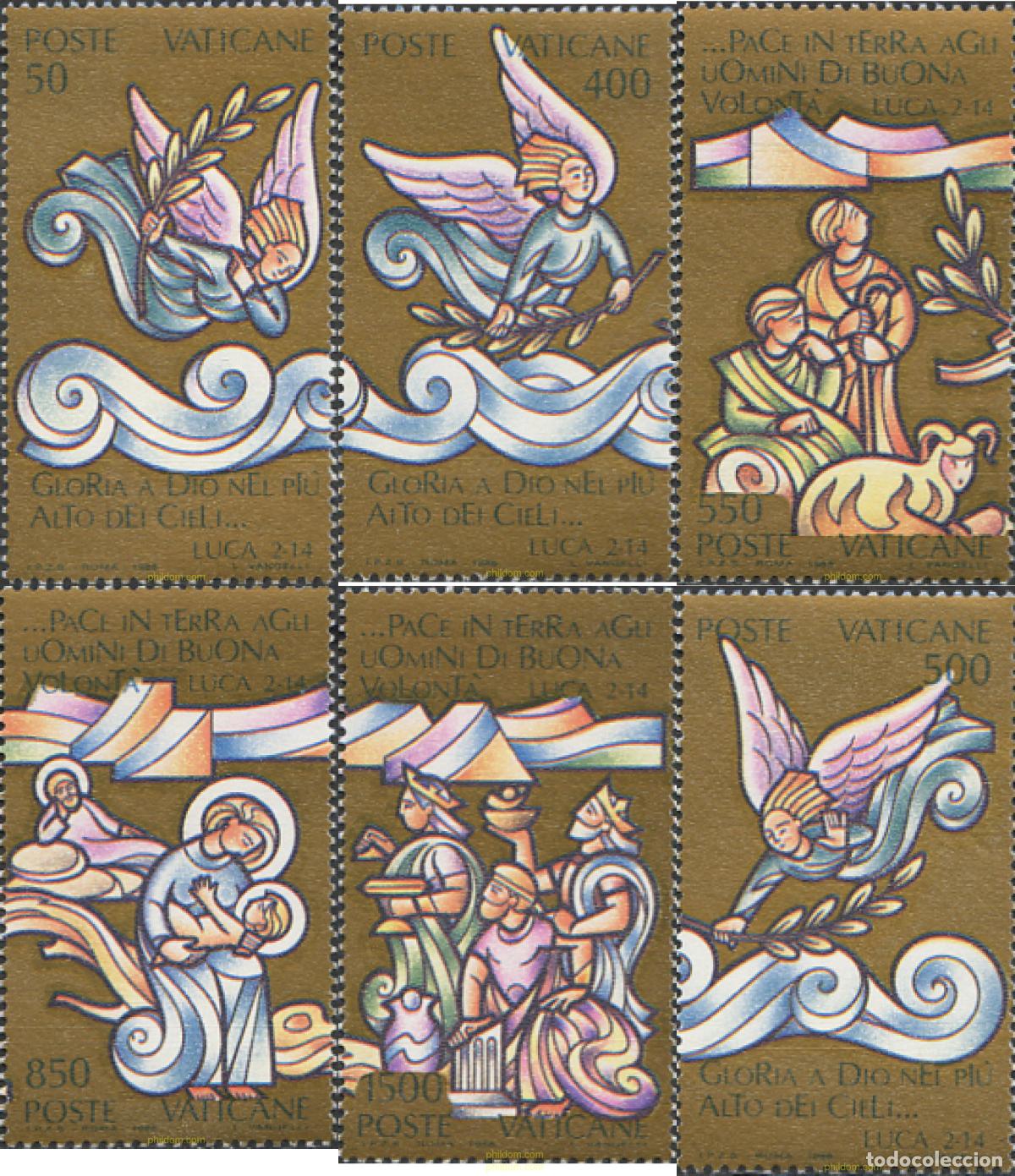 Sellos: 128805 MNH VATICANO 1988 NAVIDAD