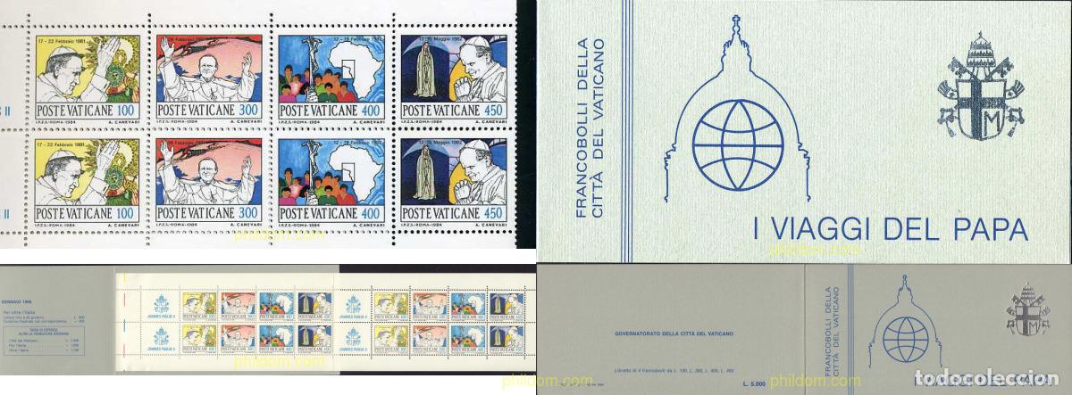 Sellos: 128789 MNH VATICANO 1984 VIAJES DEL PAPA JUAN PABLO II