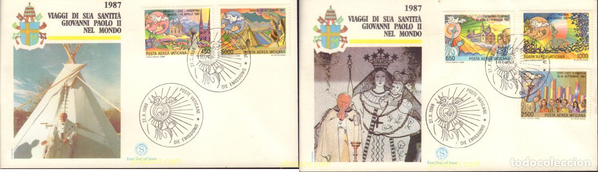 Sellos: 546411 MNH VATICANO 1988 VIAJES DEL PAPA JUAN PABLO II