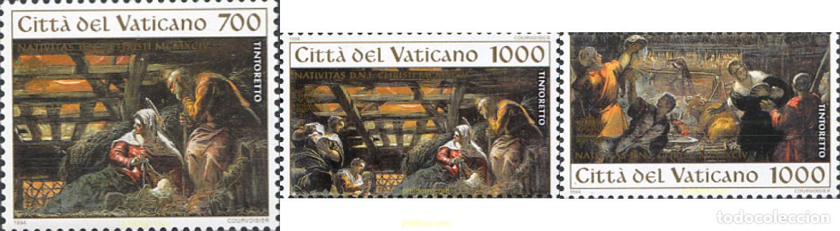 Sellos: 117099 MNH VATICANO 1994 NAVIDAD