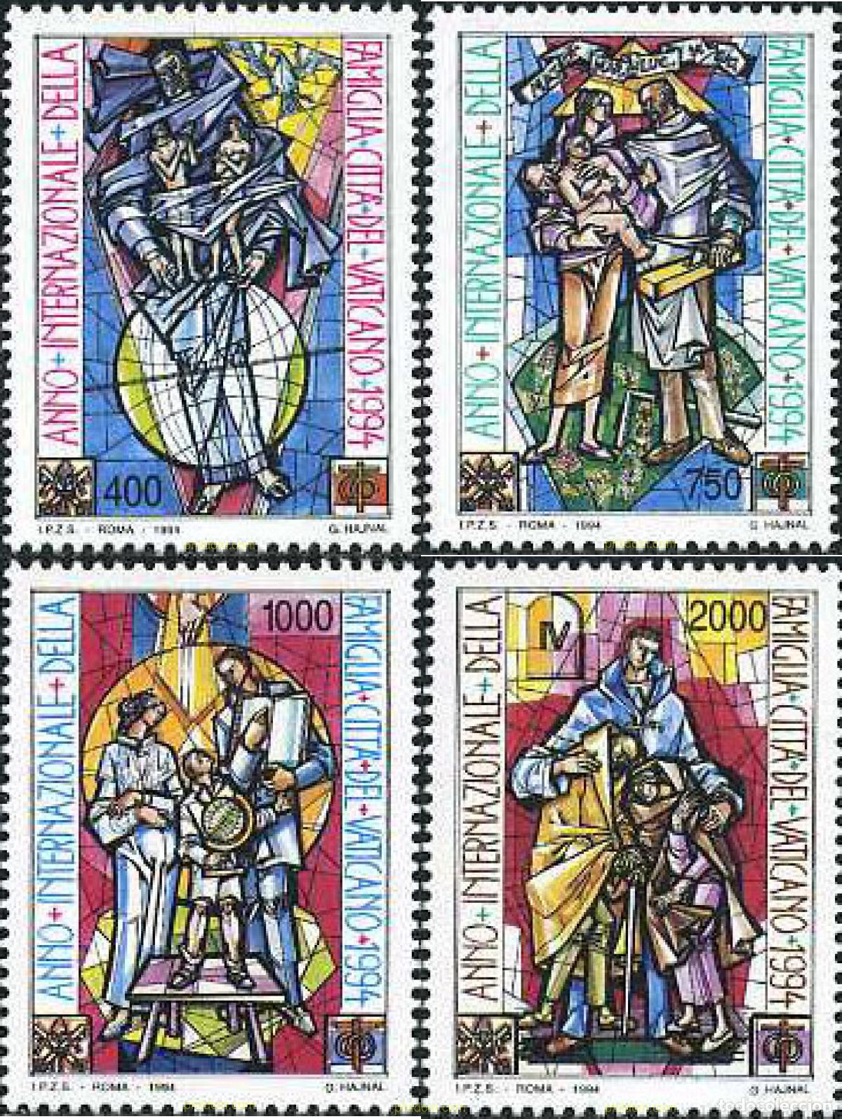 Sellos: 117180 MNH VATICANO 1994 A&Ntilde;O INTERNACIONAL DE LA FAMILIA