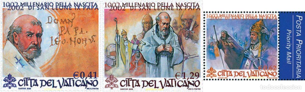 Sellos: 688532 MNH VATICANO 2002 MILENARIO DEL NACIMIENTO DEL PAPA LEO IX