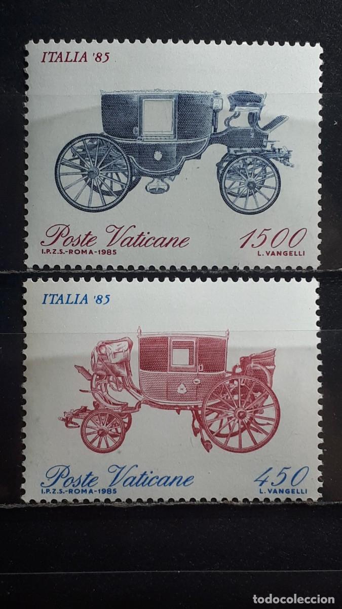 Sellos: VATICANO. A&Ntilde;O 1985. **. YVERT 784/5