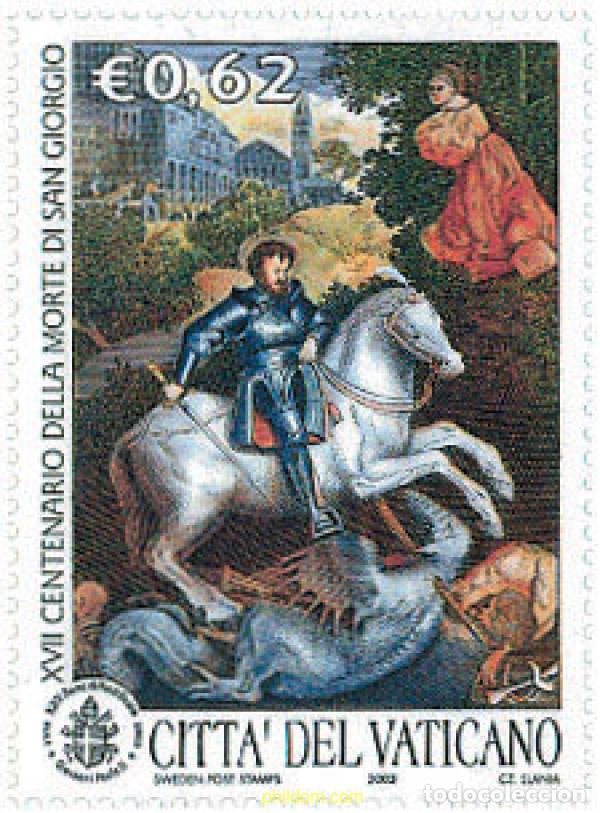 Sellos: 125954 MNH VATICANO 2003 1700 ANIVERSARIO DE LA MUERTE DE SAN JORGE