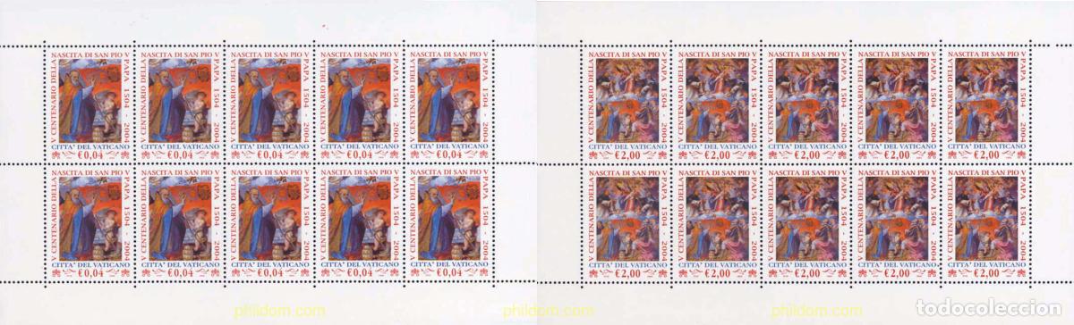 Sellos: 142124 MNH VATICANO 2004 500 ANIVERSARIO DEL NACIMIENTO DE SS EL PAPA PIO V