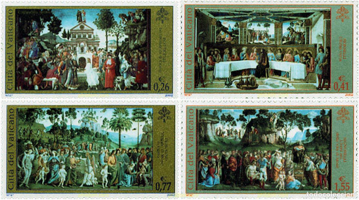 Sellos: 99208 MNH VATICANO 2002 LA RESTAURACION DE LA CAPILLA SIXTINA