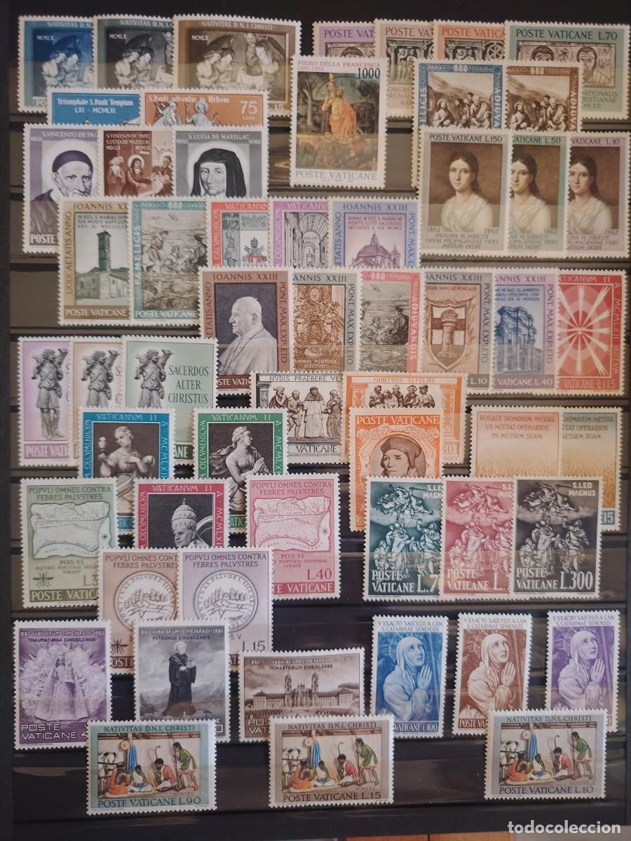 Stamps: MUY BONITO LOTE DE SELLOS Y SERIES DEL VATICANO