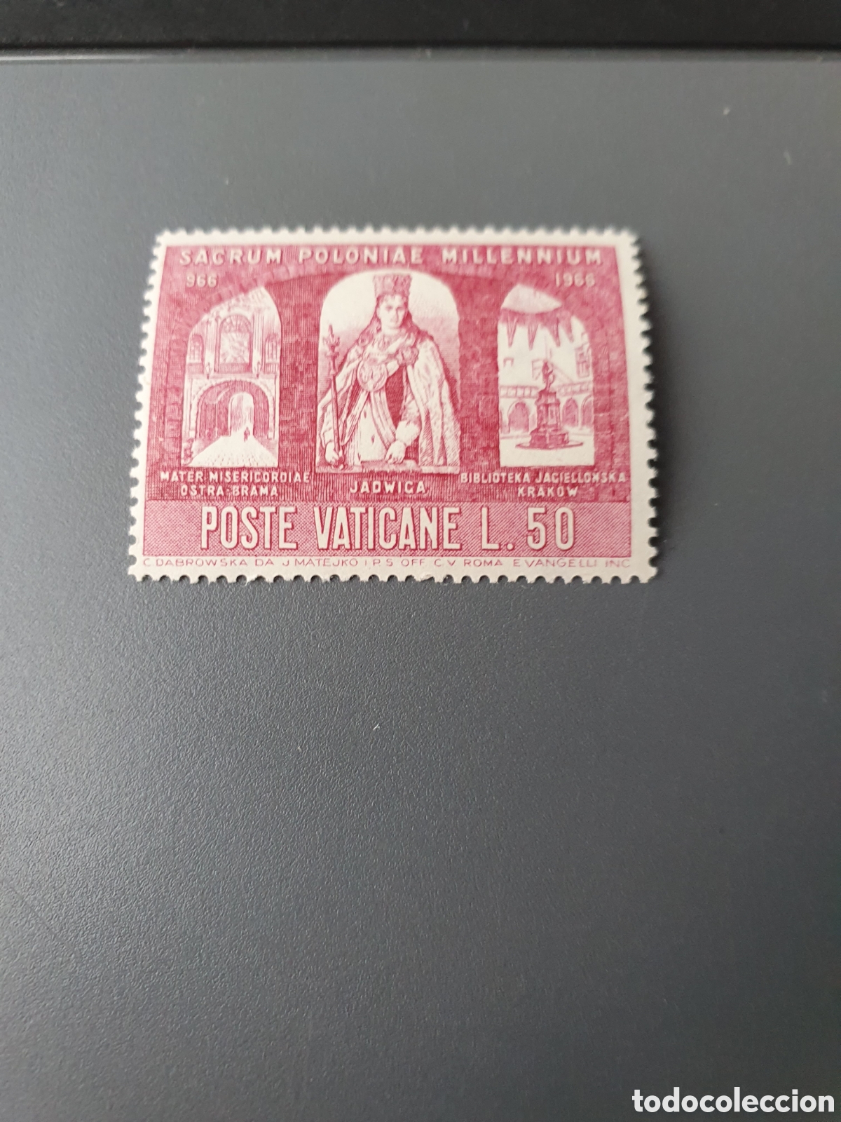 Timbres: Vaticano.sellonuevo.seg&uacute;nfoto