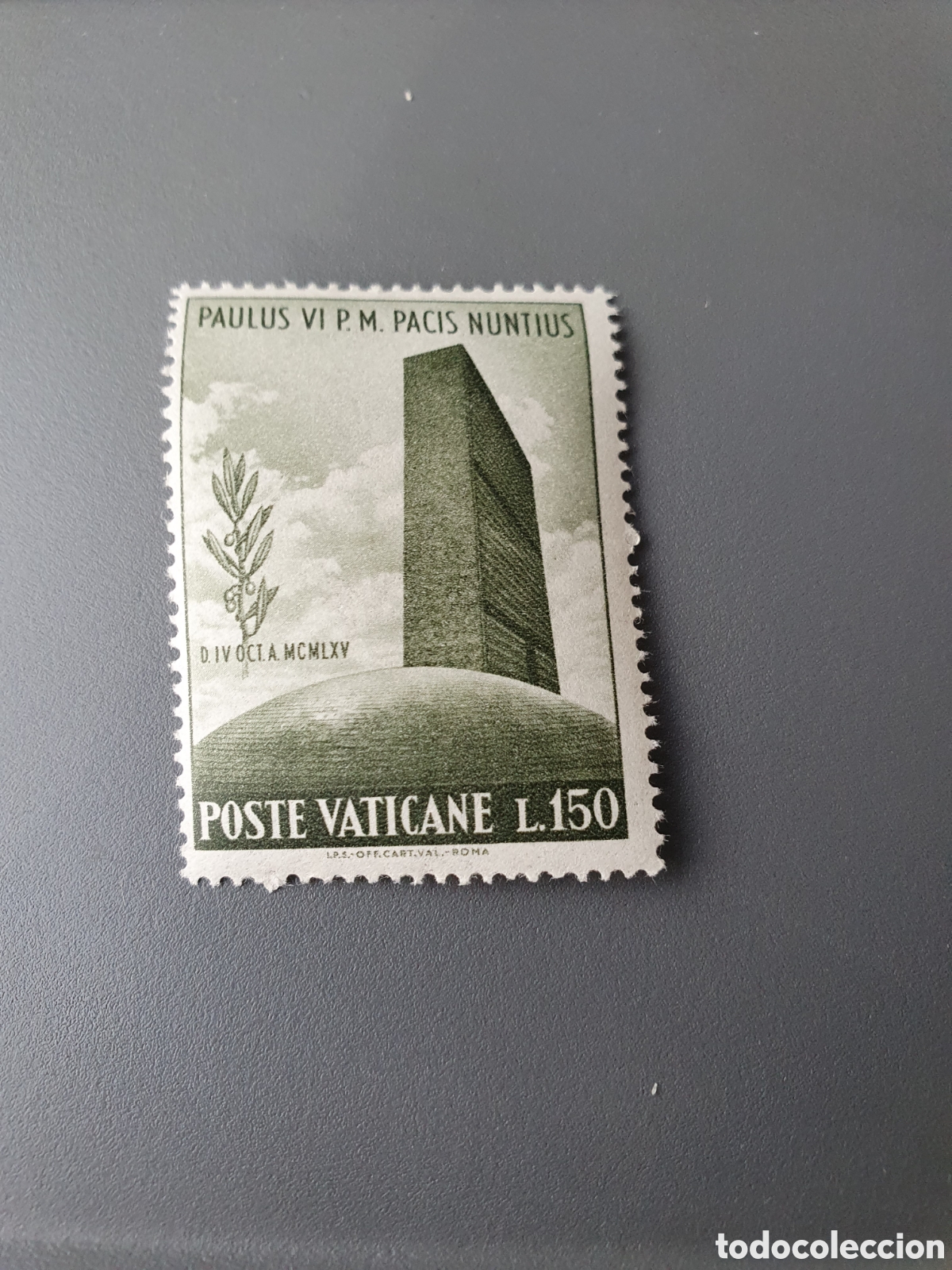 Timbres: Vaticano.sellonuevo.seg&uacute;nfoto