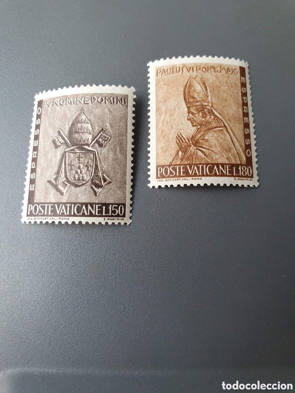 Timbres: Vaticano.sellonuevo.seg&uacute;nfoto