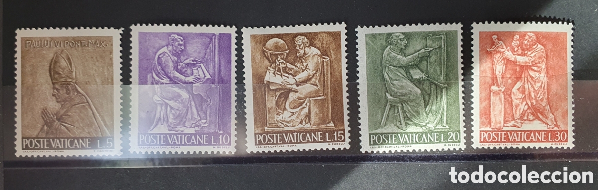 Timbres: Vaticano.sellonuevo.seg&uacute;nfoto