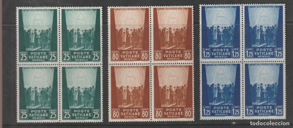 Sellos: Vaticano 1942 - Yvert 95/97 mnh**