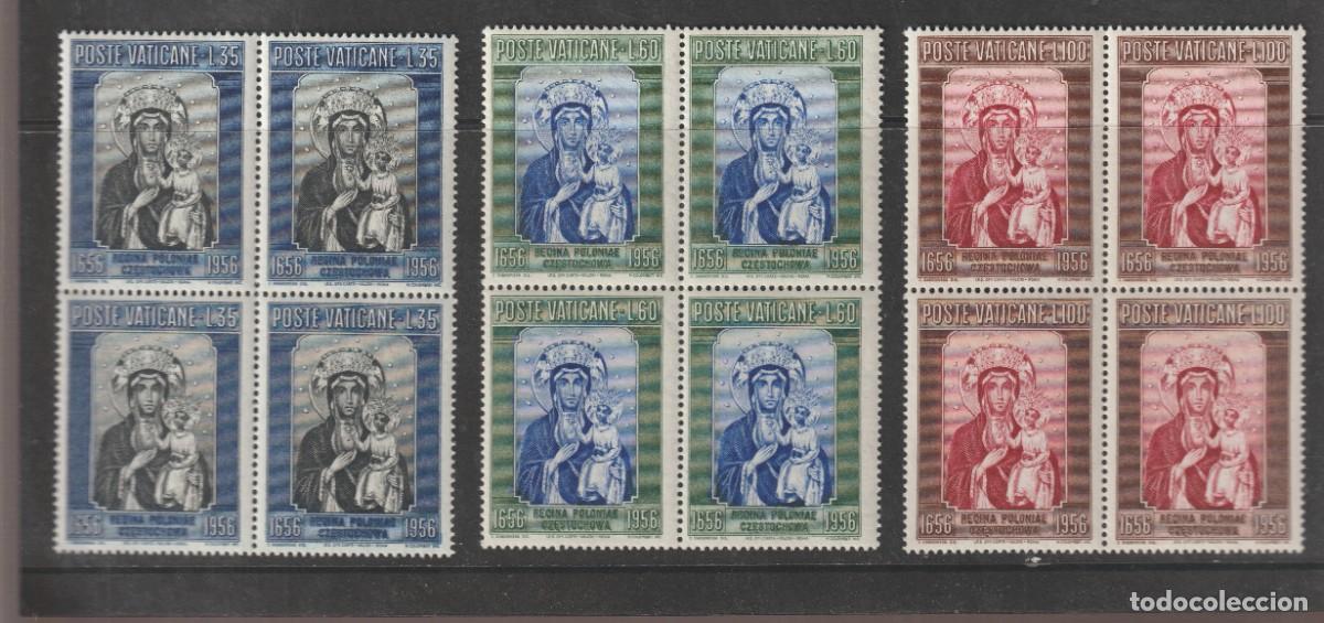 Sellos: Vaticano 1956 - Yvert 234/236 mnh**