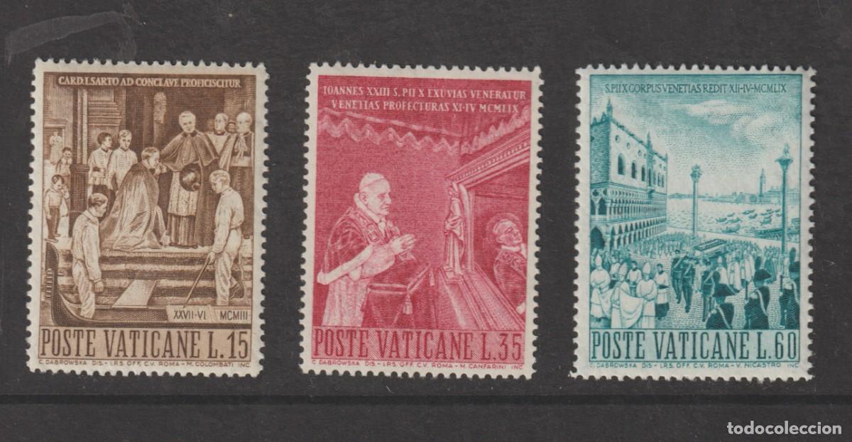 Sellos: Vaticano 1960 - Yvert 299/301 mnh**