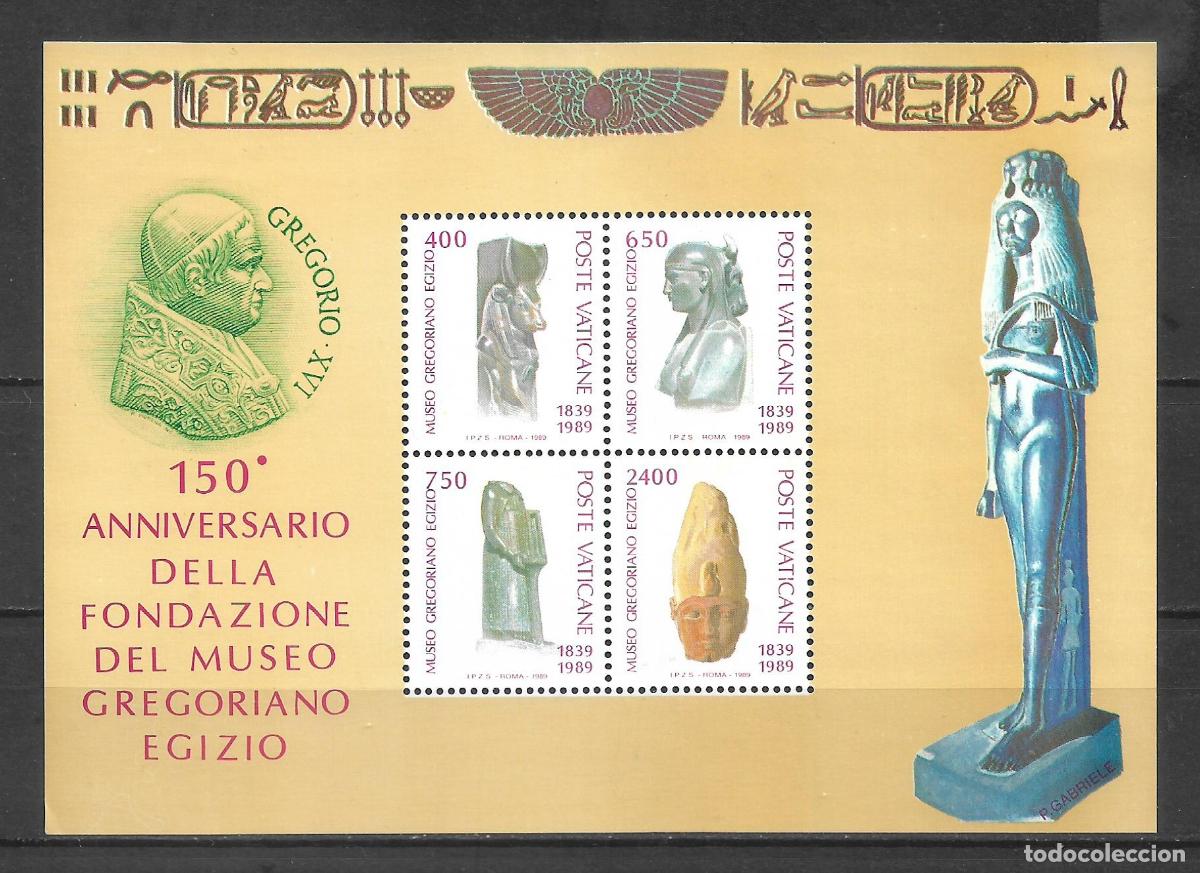Sellos: VATICANO 1989 hoja bloque ** mnh - 24/1
