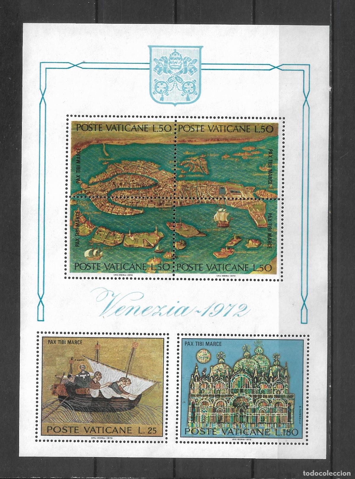 Sellos: VATICANO 1972 hoja bloque ** mnh - 24/1