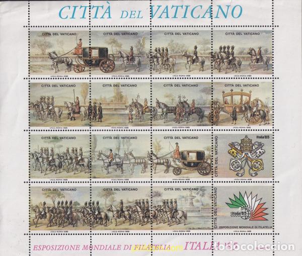 Sellos: 690284 MNH VATICANO 1985 EXPOSICION MUNDIAL DE FILATELIA - ITALIA-85