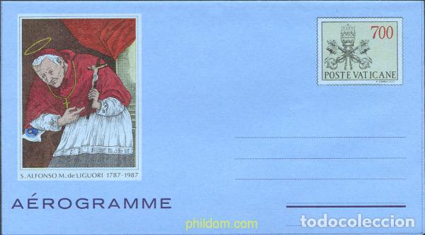 Sellos: 234297 MNH VATICANO 1987 AEREOGRAMA