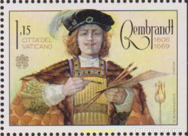 Sellos: 689459 MNH VATICANO 2020 350 ANIVERSARIO DE LA MUERTE DE REMBRANDT VAN RIJN