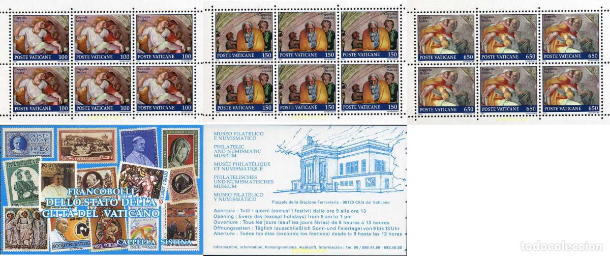 Sellos: 128814 MNH VATICANO 1991 RESTAURACION DE LA CAPILLA SIXTINA
