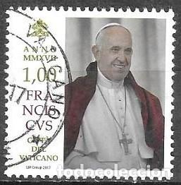 Sellos: SELLO USADO VATICANO 2017, YT 1743