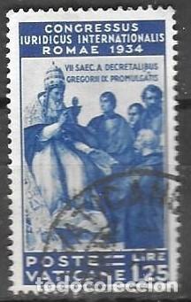 Sellos: SELLO USADO VATICANO 1935, YT 71