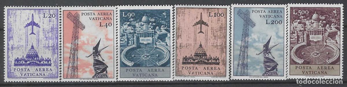 Sellos: CIUDAD DEL VATICANO 1967 - CORREO A&Eacute;REO, S.COMPLETA - MNH**