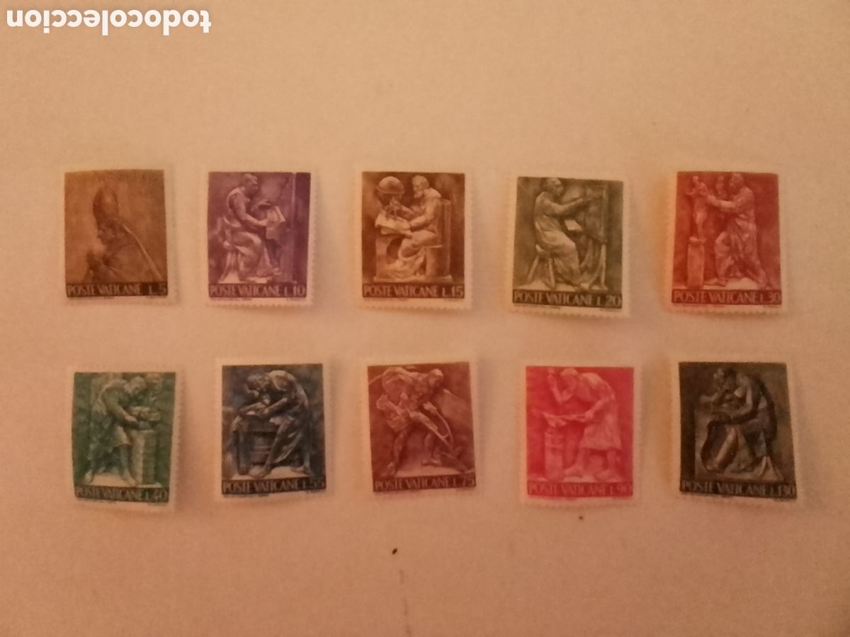 Sellos: Vaticano (serie Oficios) 1966