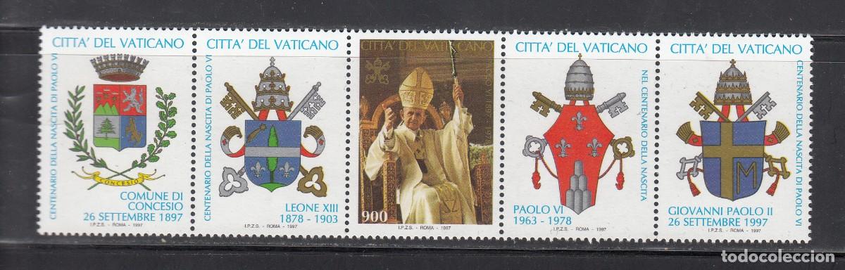 Sellos: 1997 VATICANO - CENTENARIO NACIMIENTO PABLO VI