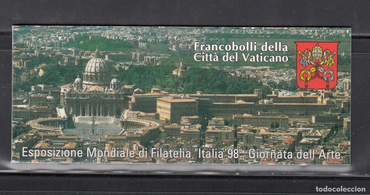 Sellos: 1998 VATICANO CARNET COMPLETO ITALIA 98