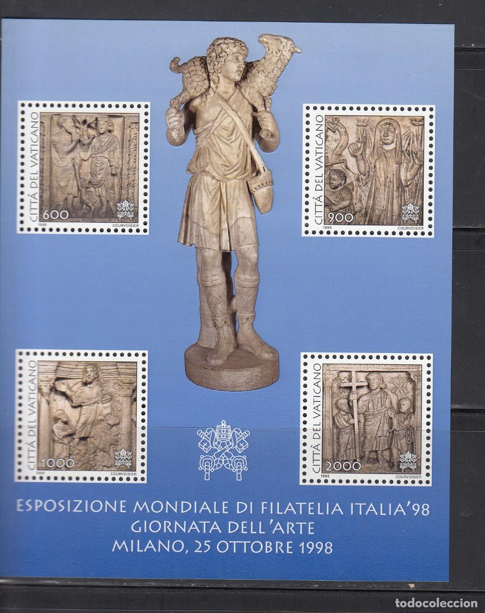 Sellos: 1998 VATICANO HB ITALIA 98