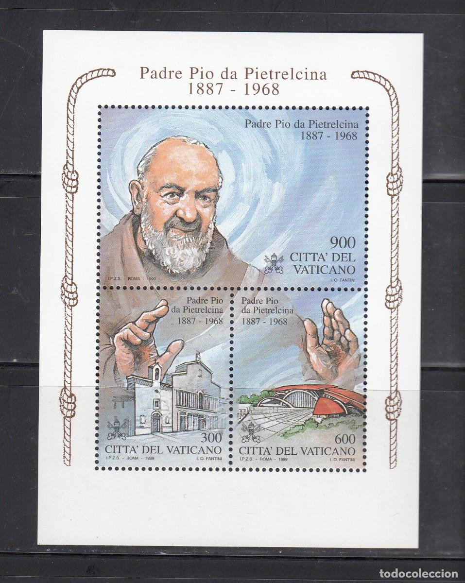 Sellos: 1999 VATICANO HB PADRE PRIETO PIETRELCINA