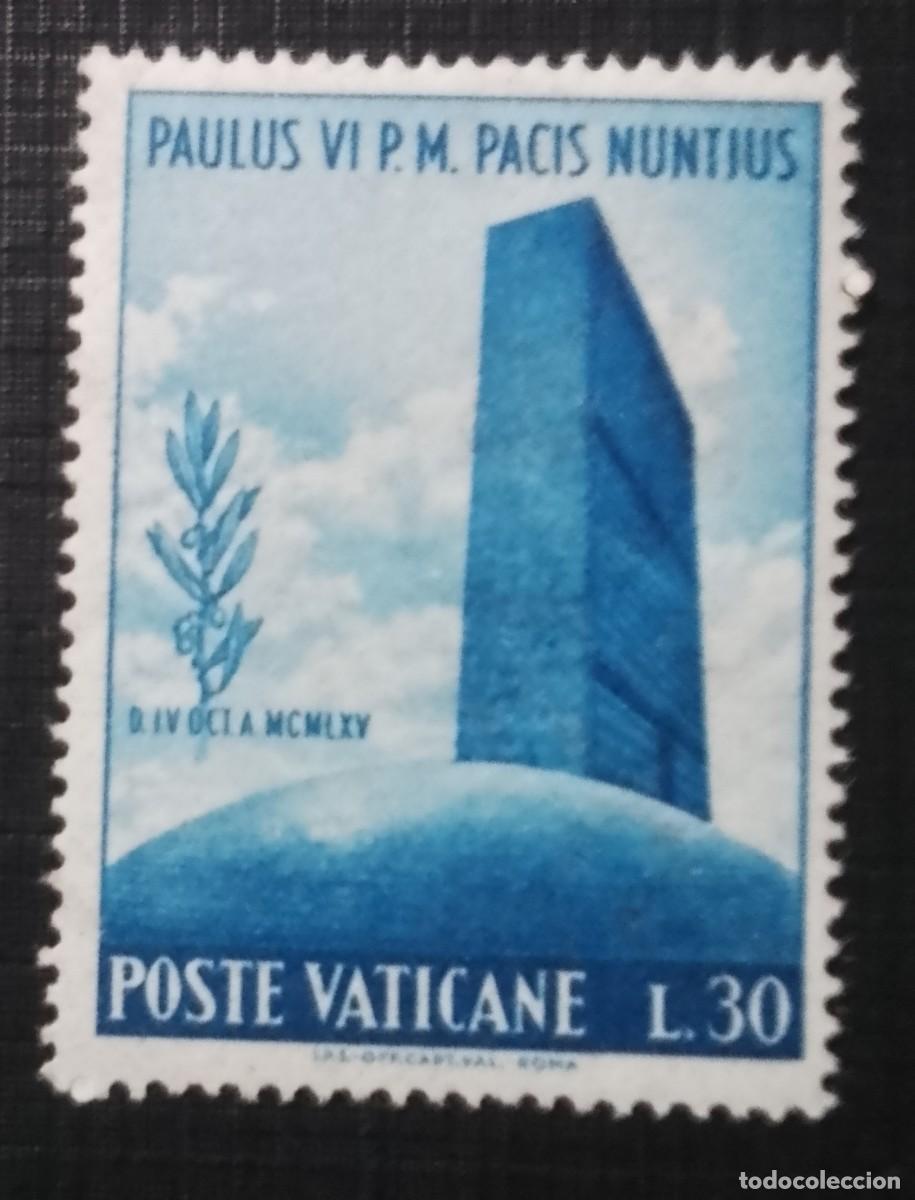 Sellos: VATICANO - L. 30 - A&Ntilde;O 1986 - PAULUS VI, P.M. PACIS NUNTIUS