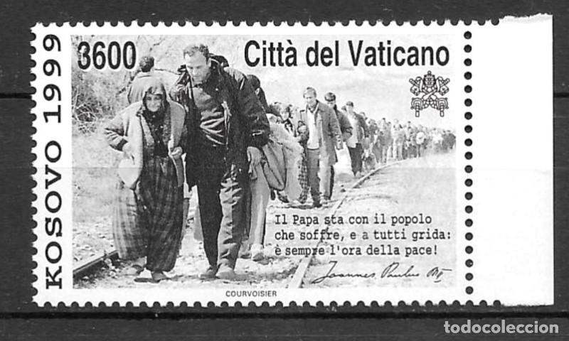 Sellos: VATICANO-1999** -PRO VICTIMAS GUERRA KOSOVO