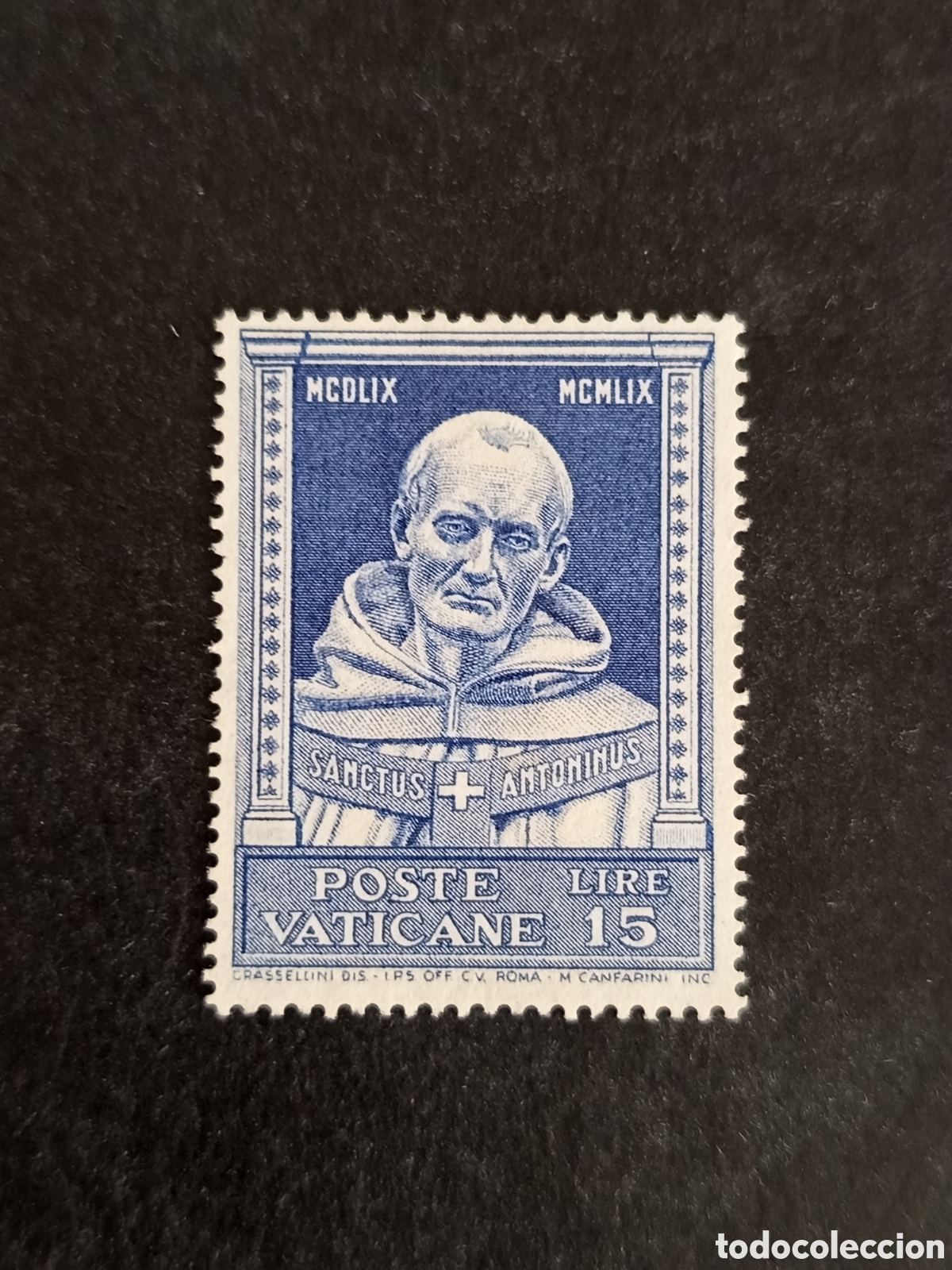 Sellos: Vaticano, 1960. San Antonino Yvert 289. Pedido m&iacute;nimo 3 &euro;. Ver fotos